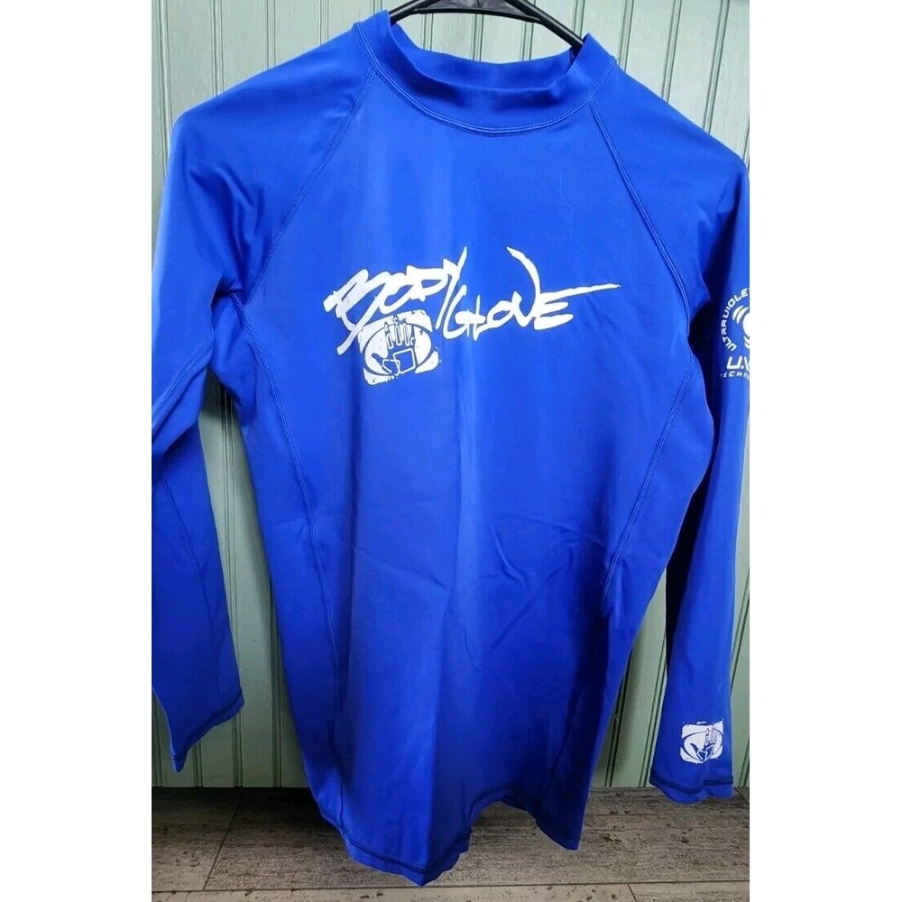 BODY GLOVE Long Sleeve Surf Rash Guard UVP 50 Unisex Swim Shirt Size 16 Kid Teen